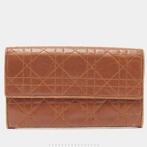 Authentic brown Dior wallet